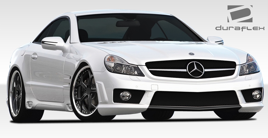 2009-2012 Mercedes SL Class R230 Duraflex SL65 Look Body Kit - 4 Piece - Includes SL65 Look Front Bumper Cover (106128) LR-S Side Skirts Rocker Panels (103735) LR-S Rear Bumper Cover (103736)