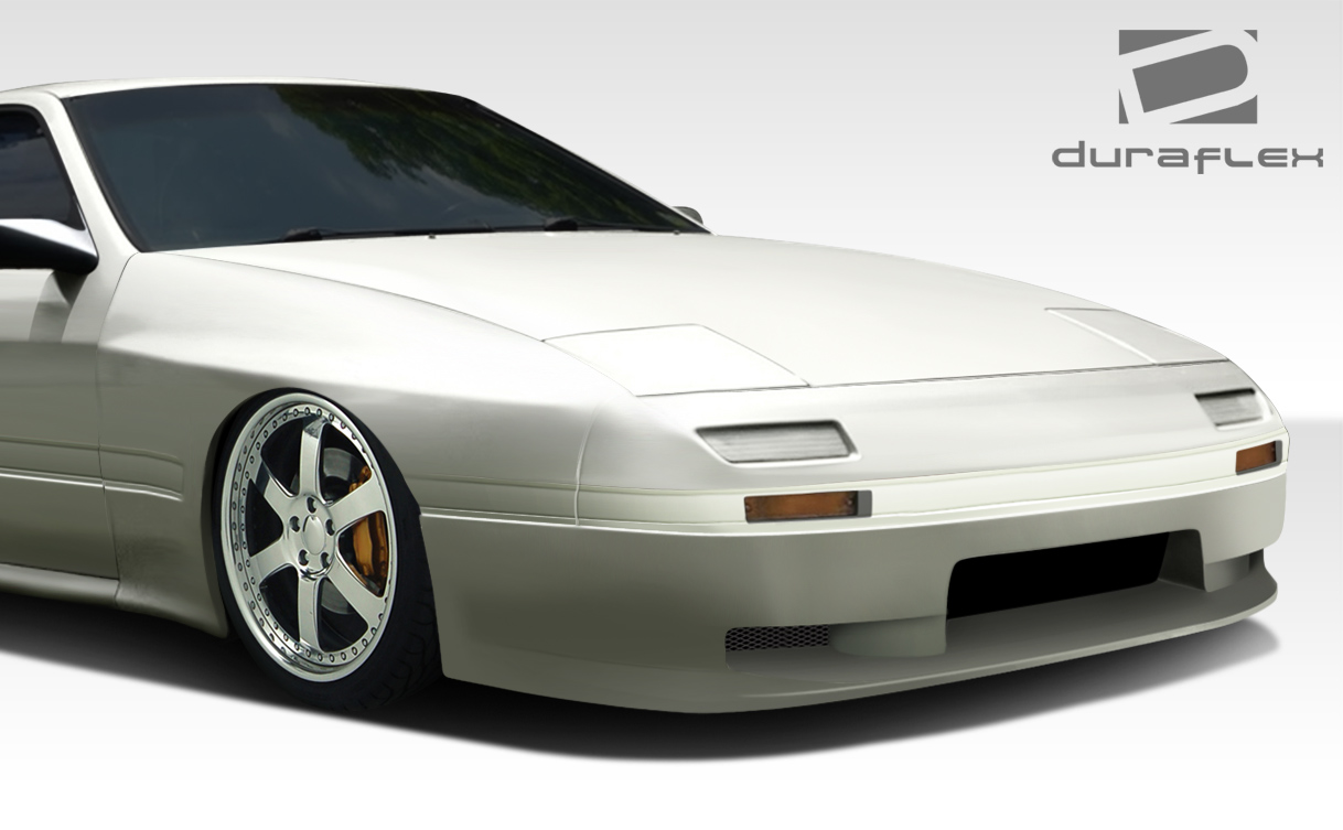 1991 Mazda RX7 ALL - Fiberglass+ Front Lip/Add On Bodykit - Mazda RX-7 Duraflex MTP Wide Body Front Lip Under Spoiler Air Dam - 1 Piece