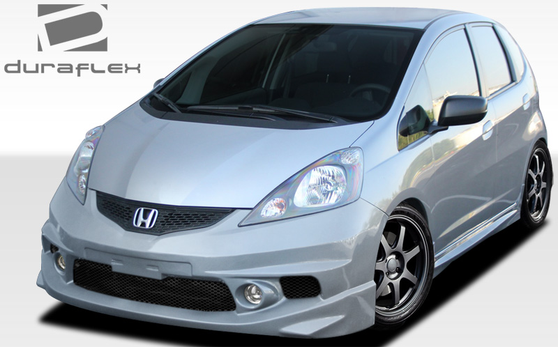 2009-2013 Honda Fit Duraflex Type M Body Kit - 4 Piece - Includes Type M Front Bumper Cover (106929) Type M Side Skirts Rocker Panels (106930) Type M Rear Lip Under Spoiler Air Dam (106931)