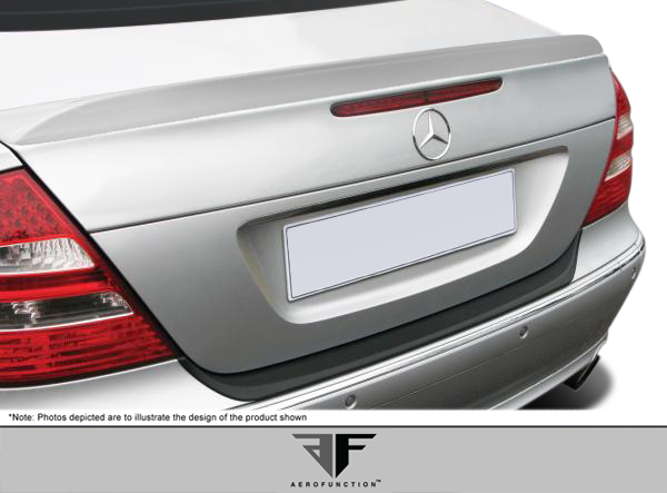 Fiberglass+ Wing Spoiler Bodykit for 2009 Mercedes E Class 4DR - Mercedes E Class W211 4DR AF-1 Trunk Spoiler ( GFK ) - 1 Piece