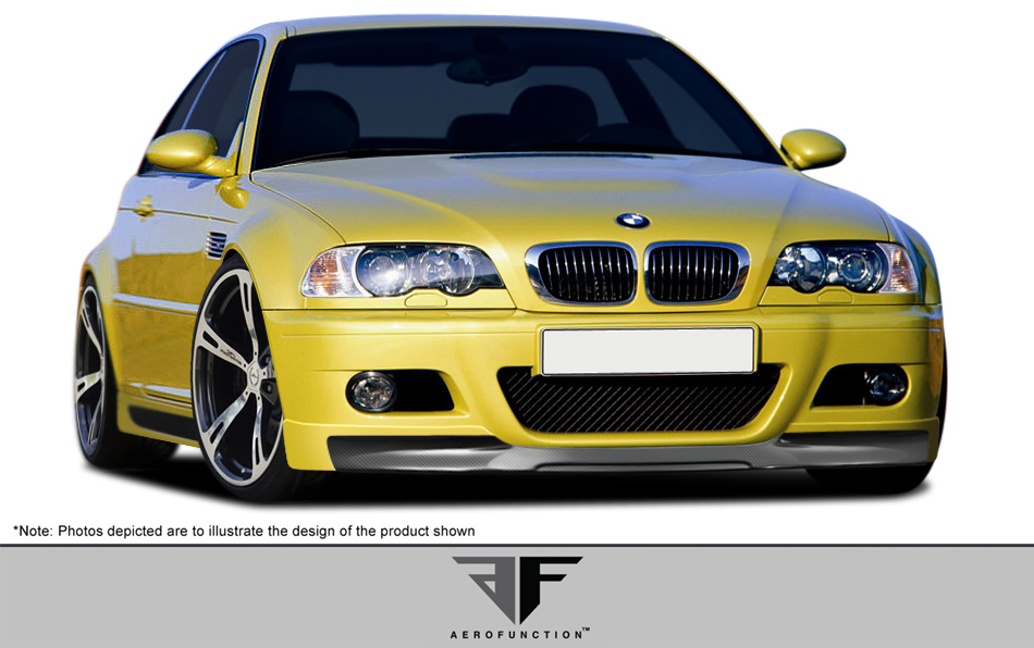 Other Bodykit Bodykit for 2004 BMW M3 2DR - 2001-2006 BMW M3 E46 2DR AF-2 Body Kit ( GFK CFP ) - 4 Piece - Includes AF-2 Front Add-On Spoiler (107888)