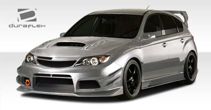 2008-2014 Subaru Impreza STI 5DR 2011-2014 Impreza WRX 5DR Duraflex VR-S Body Kit - 7 Piece - Includes VR-S Front Bumper Cover (107868) VR-S Side Skirts Rocker Panels (107871) VR-S Rear Diffuser (107873)