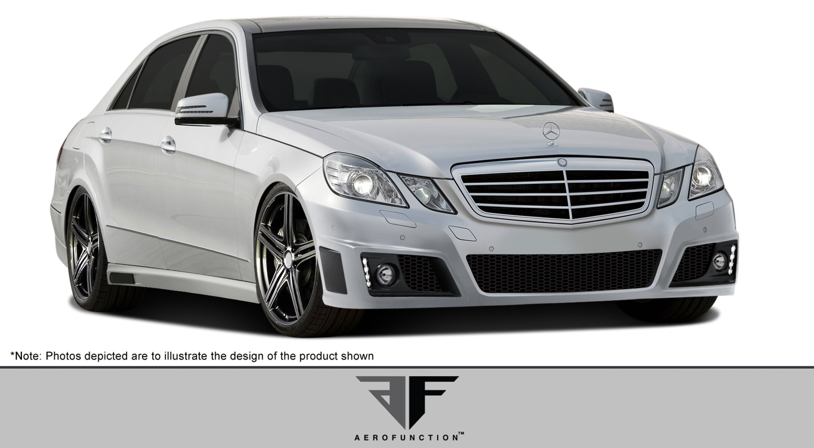 Polyurethane Bodykit Bodykit for 2010 Mercedes E Class 4DR - 2010-2013 Mercedes E Class W212 AF-2 Body Kit ( PUR-RIM ) - 5 Piece - Includes AF-2 Front