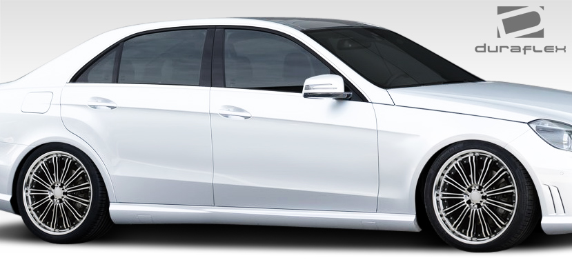 2010-2016 Mercedes E Class W212 Duraflex E63 AMG Look Side Skirts Rocker Panels - 2 Piece