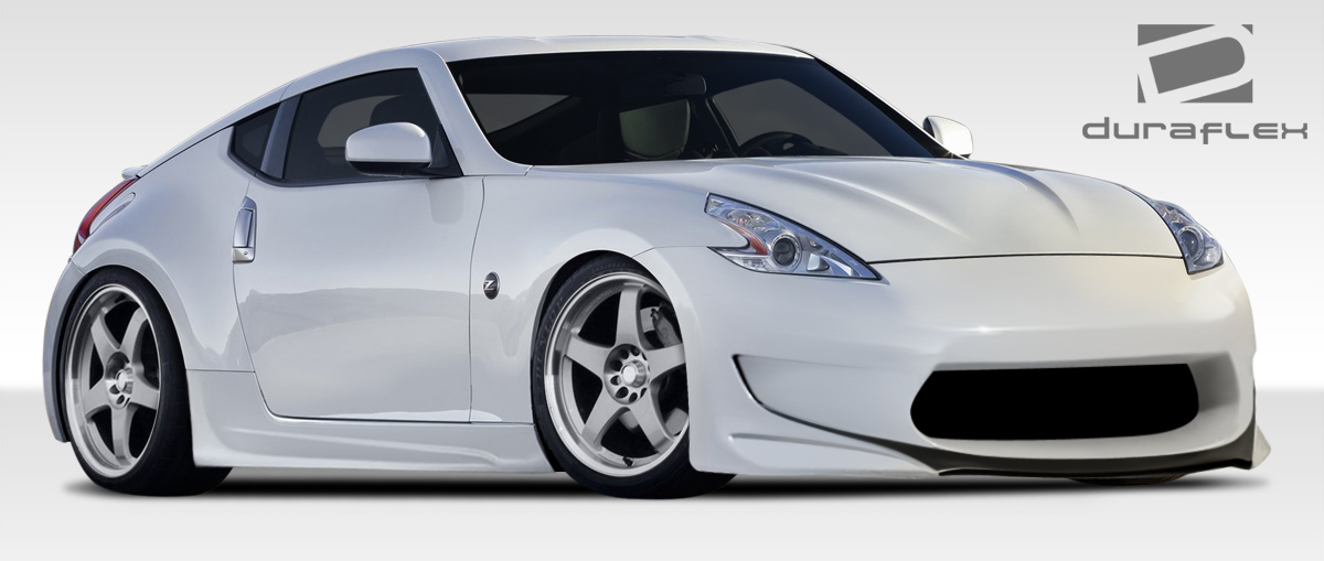 Fiberglass+ Kit Body Kit for 2009 Nissan 370Z   - 2009-2019 Nissan 370Z Z34 Duraflex AMS-GT Body Kit - 4 Piece - Includes AMS-GT Front Bumper Cover (108258) AMS-GT Side Skirts Rocker Panels (108259) AMS-GT Rear Bumper Cover (108260)