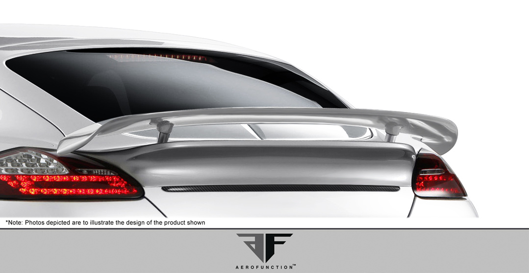 2010-2015 Porsche Panamera Carbon AF-1 Wide Body Trunk Lid Trim ( CFP ) - 1 Piece (Overstock)