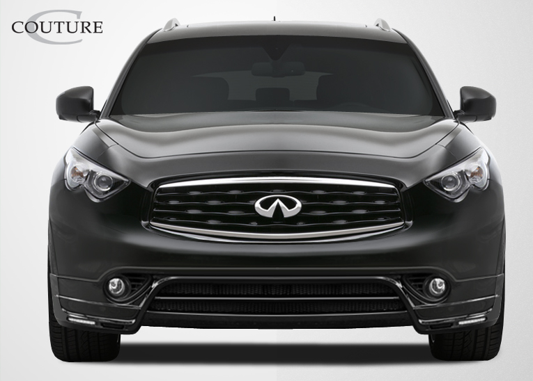 2009-2011 Infiniti FX35 FX50 QX70 Couture Urethane MZ-S Front Lip Under Spoiler Air Dam - 1 Piece