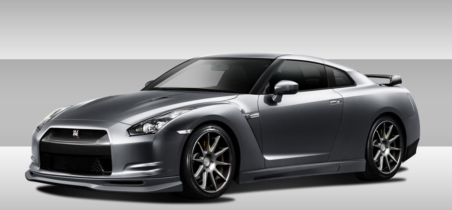 2009 Nissan GTR ALL - Fiberglass+ Bodykit Bodykit - 2009-2011 Nissan GT-R R35 Eros Version 5 Body Kit - 4 Piece - Includes Eros Version 5 Front Lip Un