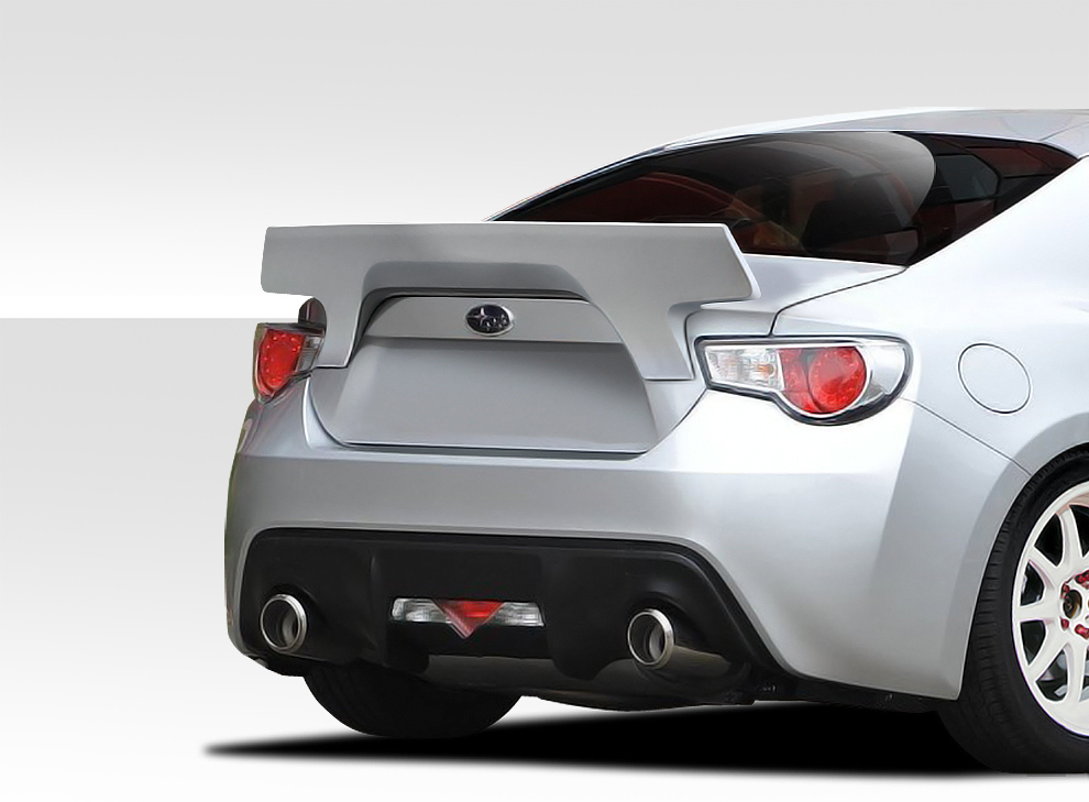 Fiberglass+ Wing Spoiler Body Kit for 2013 Scion FRS   - 2013-2019 Scion FR-S Toyota 86 Subaru BRZ Duraflex GT500 V2 Rear Wing Trunk Lid Spoiler - 1 Piece