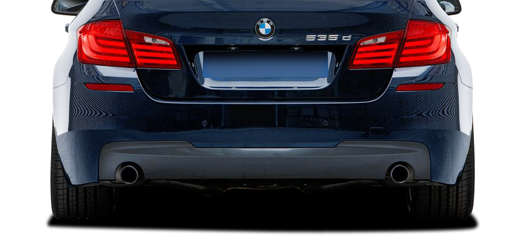 2016 BMW 5 Series 4DR - Polypropylene Rear Bumper Bodykit - BMW 5 Series 535i F10 4DR Vaero M Sport Look Rear Bumper Cover ( with PDC ) - 2 Piece