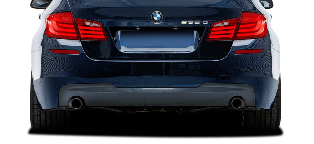 Polypropylene Rear Bumper Bodykit for 2012 BMW 5 Series 4DR - BMW 5 Series 535i F10 4DR Vaero M Sport Look Rear Bumper Cover ( without PDC ) - 2 Piece