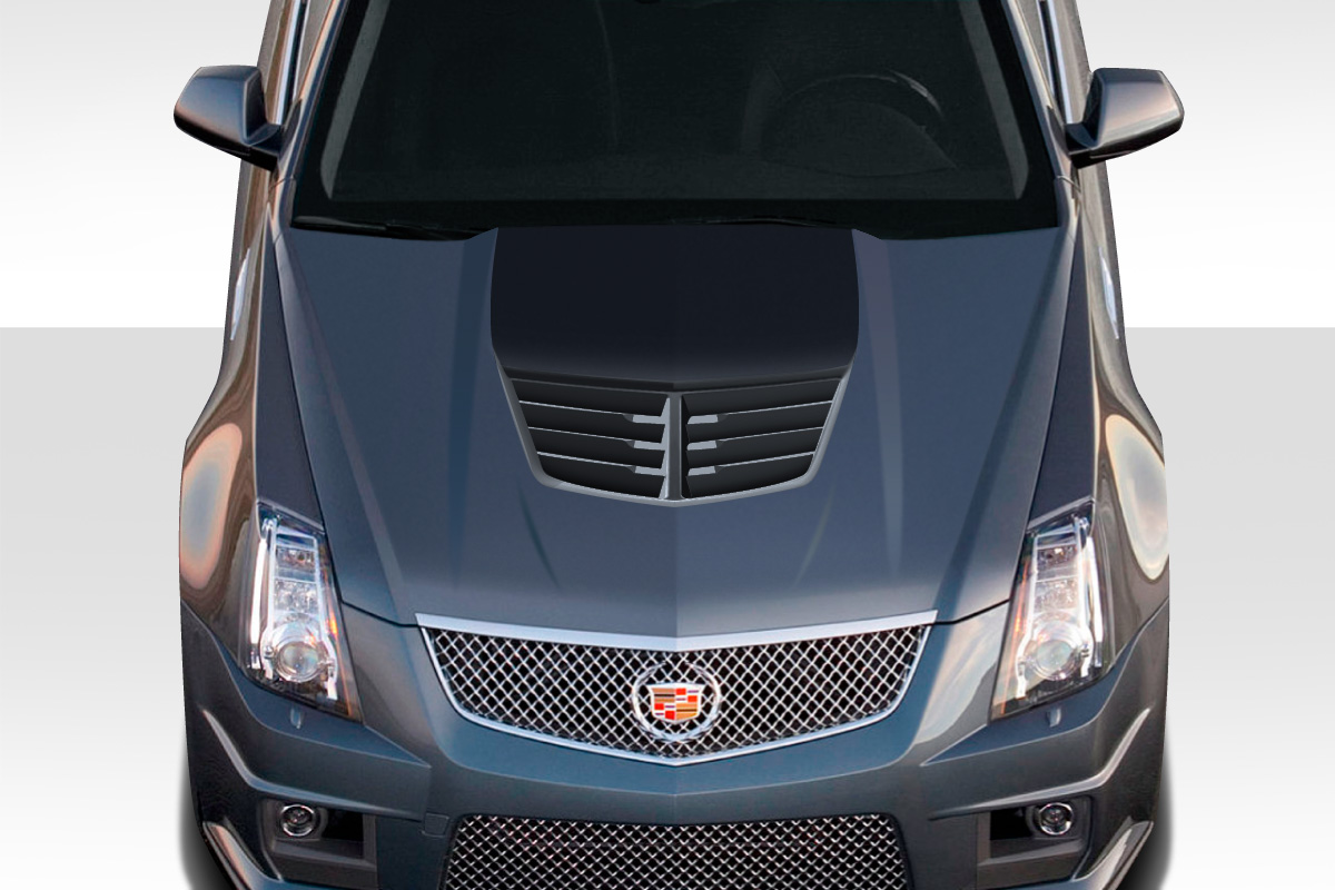 2013 Cadillac CTS-V ALL - Carbon Fiber Fibre Hood Bodykit - Cadillac CTS-V Carbon Creations Stingray Z Hood- 1 Piece