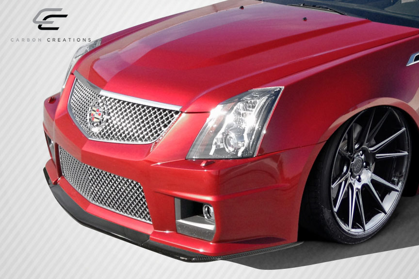 2010 Cadillac CTSV Carbon Fiber Fibre Front Lip/Add On Body Kit