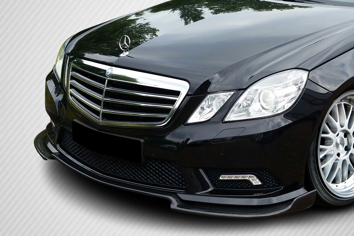 2011 Mercedes E Class Carbon Fiber Fibre Front Lip/Add On Body Kit