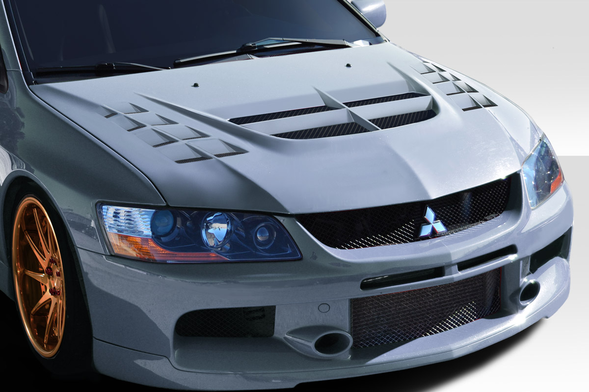 2004 Mitsubishi Evolution Fiberglass+ Hood Body Kit Mitsubishi Lancer Evolution 8 9 Duraflex 2004 Mitsubishi Evolution Fiberglass+ Hood Body Kit Mitsubishi Lancer Evolution 8 9 Duraflex