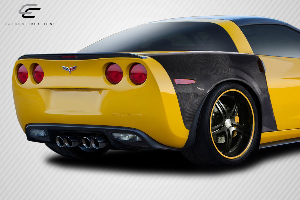 2009 Chevrolet Corvette 0 Carbon Fiber Fender Flare Body Kit 20052013 Chevrolet Corvette C6