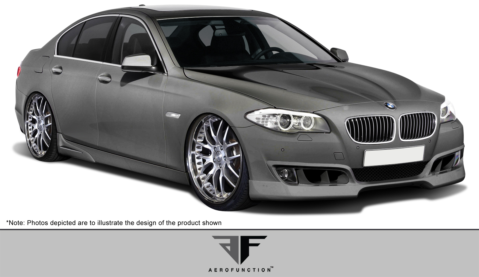 Body Kit Bodykit for 2013 BMW 5 Series 4DR - BMW 5 Series F10 AF-1 Body Kit ( PUR-RIM ) - 4 Piece - Includes F10 AF1 Front Add-On Spoiler (10793