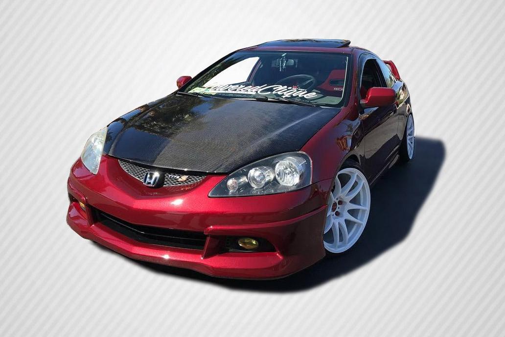 2002-2006 Acura RSX Carbon Creations OEM Look Carbon Fiber Hood - Image 1