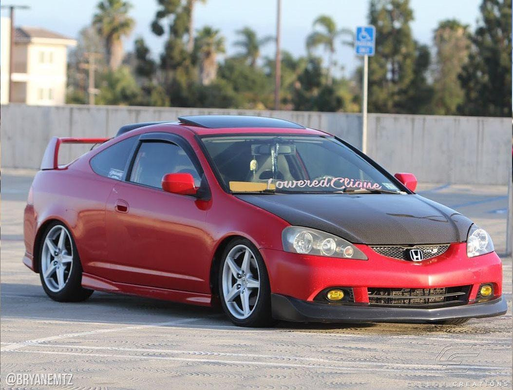 2002-2006 Acura RSX Carbon Creations OEM Look Carbon Fiber Hood - Image 3