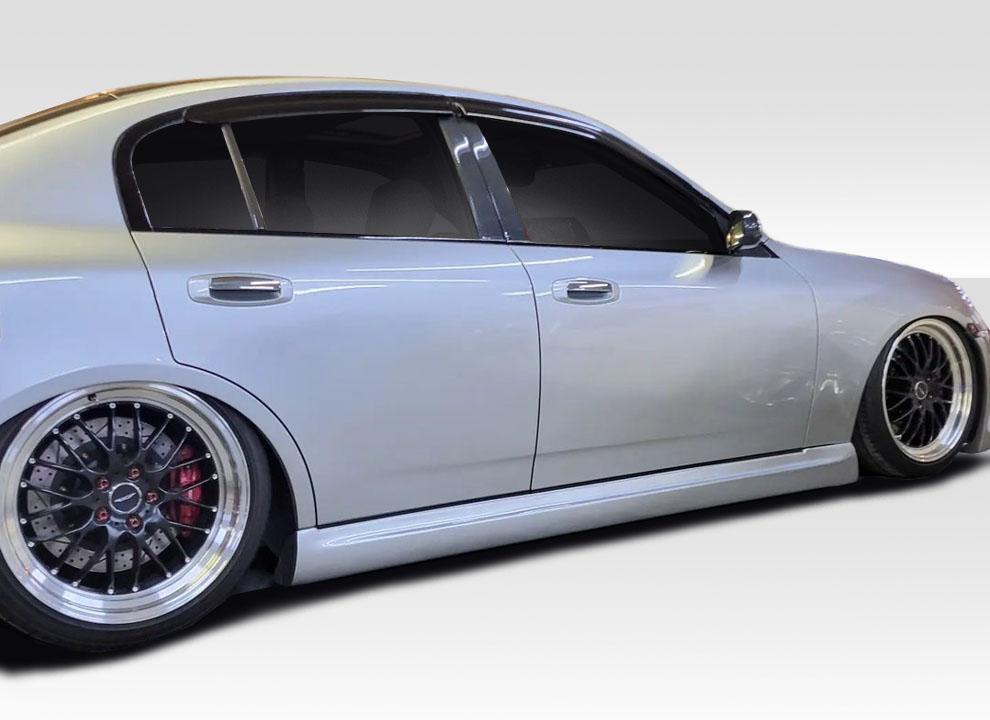 2003-2004 Infiniti G Sedan Duraflex GT Competition Side Skirts - Image 1