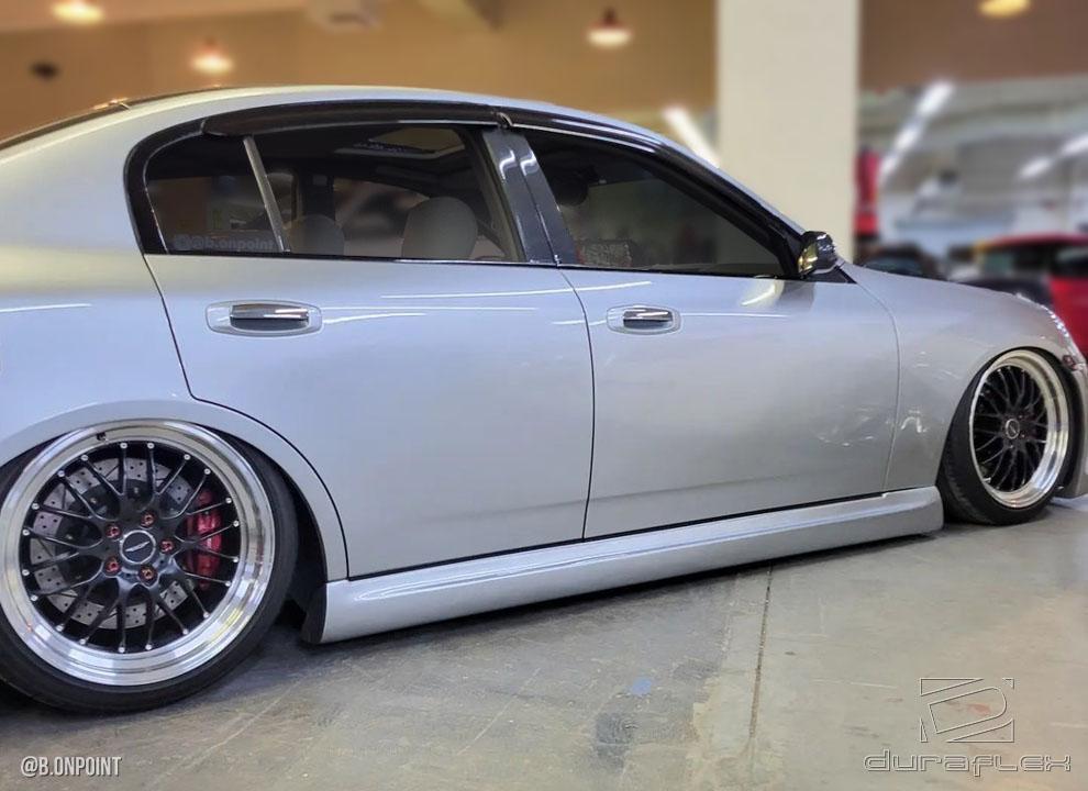 2003-2004 Infiniti G Sedan Duraflex GT Competition Side Skirts - Image 2