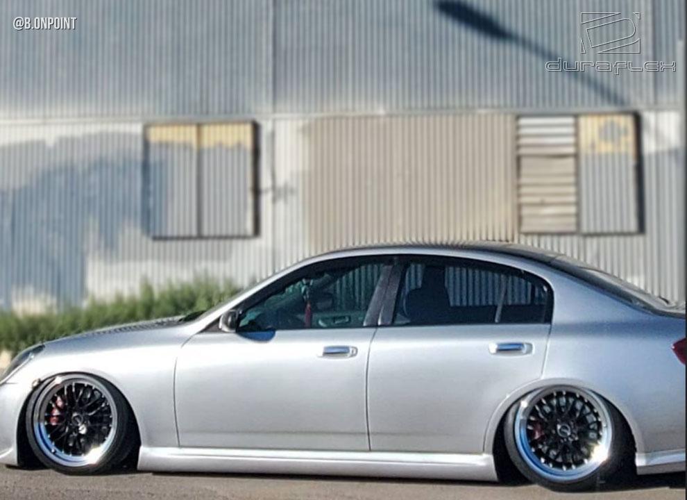 2003-2004 Infiniti G Sedan Duraflex GT Competition Side Skirts - Image 3