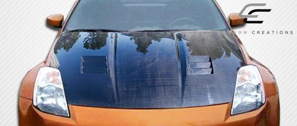 2003-2006 Nissan 350Z Carbon Creations JGTC Carbon Fiber Hood - Image 2