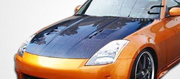 2003-2006 Nissan 350Z Carbon Creations JGTC Carbon Fiber Hood - Image 3