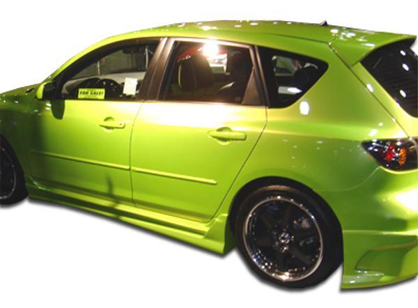 2004-2009 Mazda 3 Duraflex Raven Side Skirts - Image 1