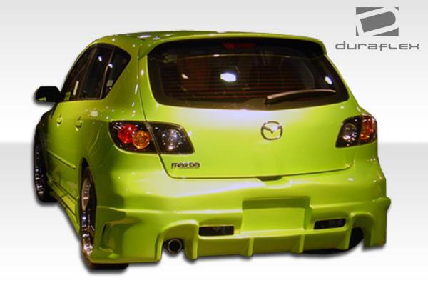 2004-2009 Mazda 3 Duraflex Raven Side Skirts - Image 3