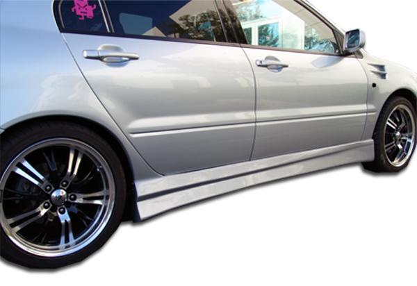 2004-2007 Mitsubishi Lancer Duraflex Walker Side Skirts - Image 1