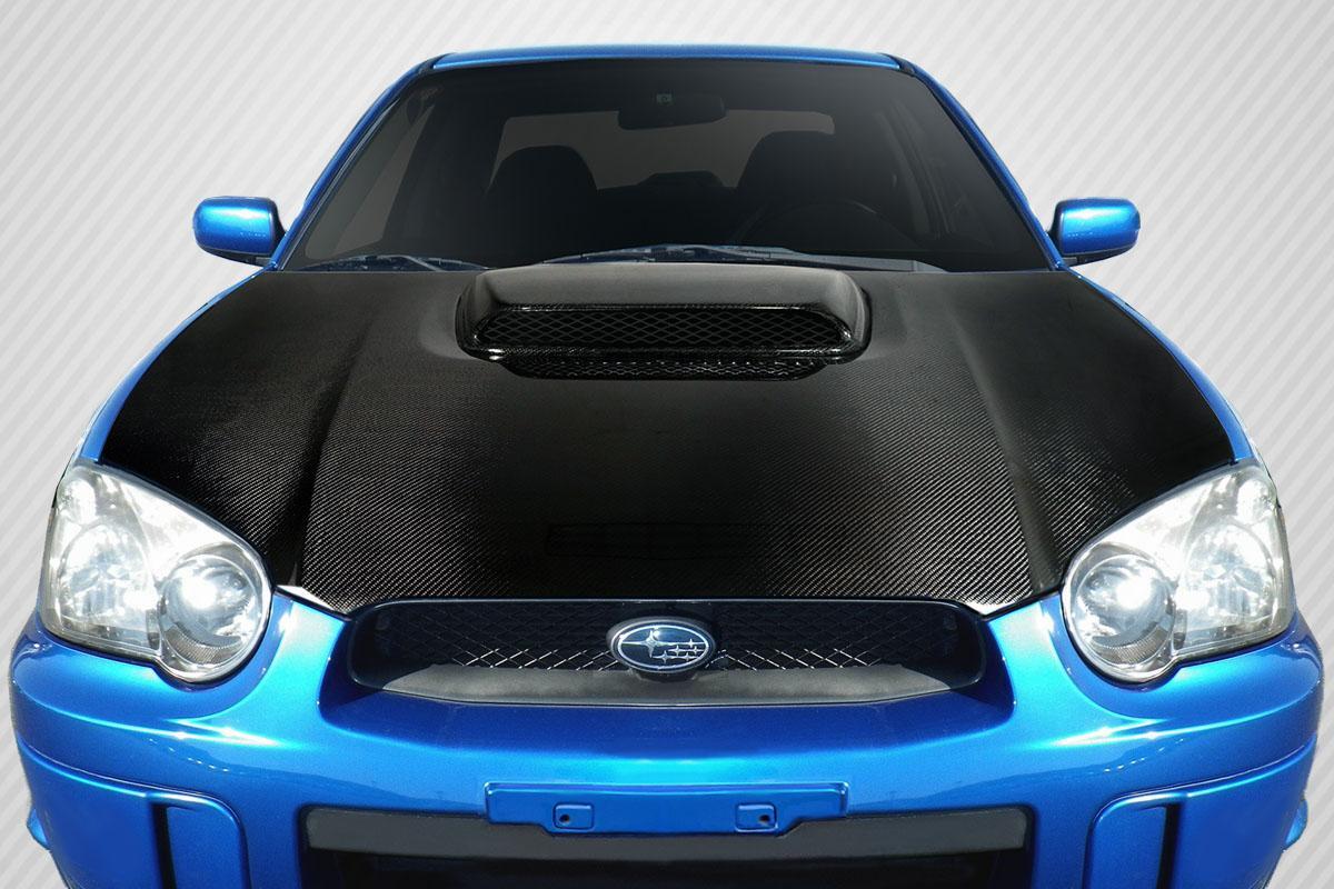 2004-2005 Subaru Impreza Carbon Creations STI Look Carbon Fiber Hood - Image 1