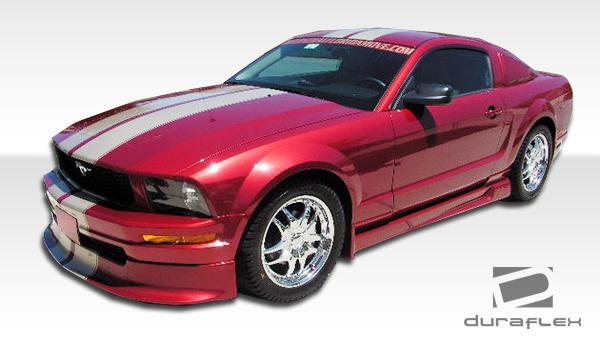 2005-2009 Ford Mustang Duraflex Racer Front Lip - Image 2
