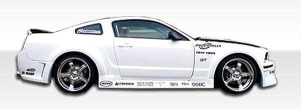 2005-2014 Ford Mustang Duraflex Circuit Side Skirts - Image 1