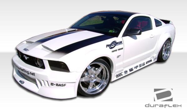 2005-2014 Ford Mustang Duraflex Circuit Side Skirts - Image 2