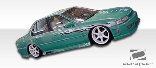1990-1993 Honda Accord Duraflex Spyder Side Skirts - Image 2