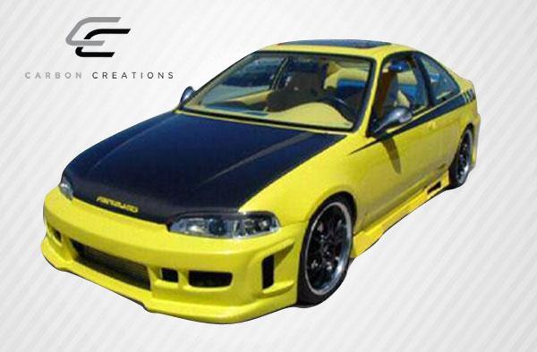 1992-1995 Honda Civic Carbon Creations OEM Look Carbon Fiber Hood - Image 9