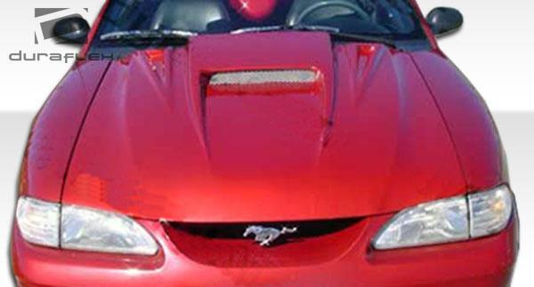 1994-1998 Ford Mustang Duraflex Spyder 3 Hood - Image 2