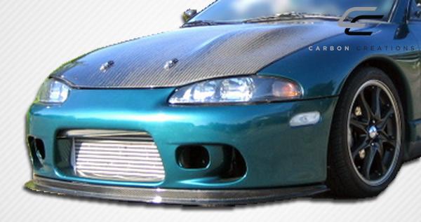 1995-1999 Mitsubishi Eclipse Carbon Creations OEM Look Carbon Fiber Hood - Image 4