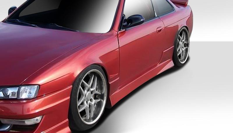1995-1998 Nissan 240SX Duraflex Type U Side Skirts - Image 1
