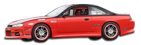 1995-1998 Nissan 240SX Duraflex V-Speed Side Skirts - Image 1