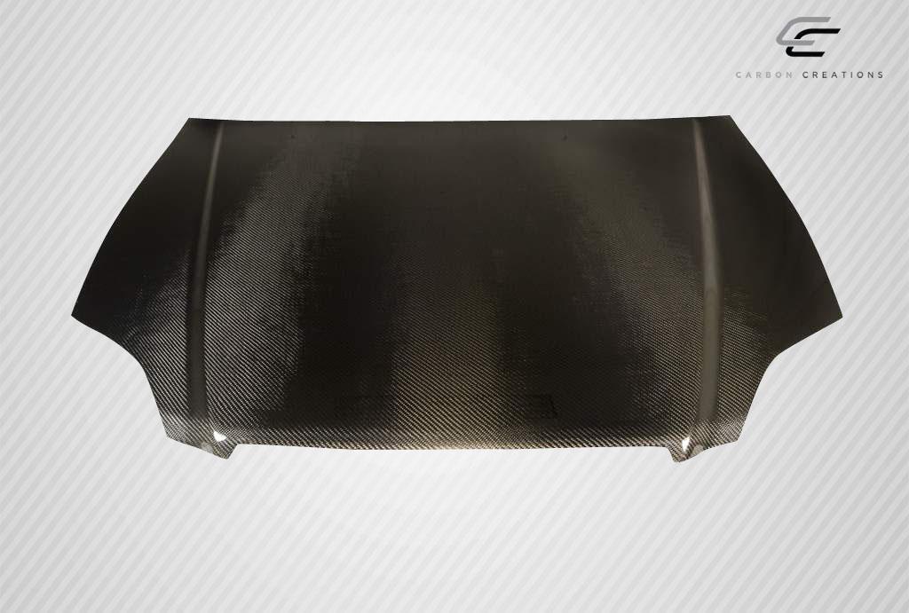 1996-1998 Honda Civic Carbon Creations OEM Look Carbon Fiber Hood - Image 6