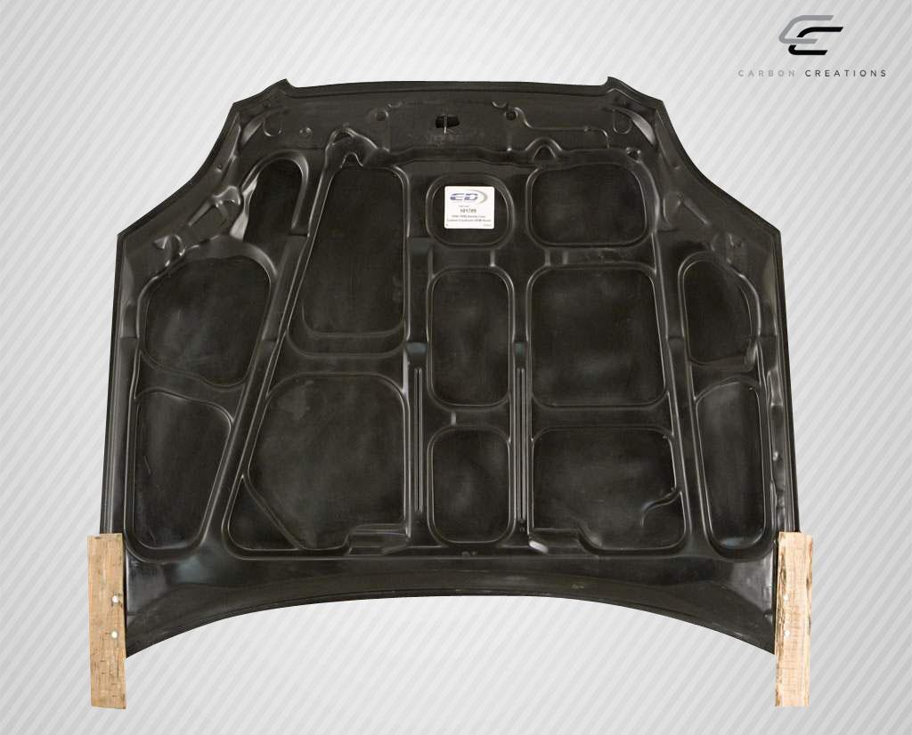 1996-1998 Honda Civic Carbon Creations OEM Look Carbon Fiber Hood - Image 9