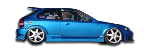 1996-2000 Honda Civic Duraflex Bomber Side Skirts - Image 1