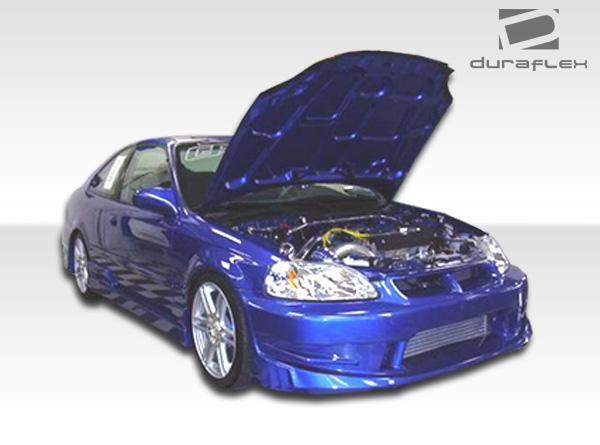 1996-2000 Honda Civic Duraflex Bomber Side Skirts - Image 6