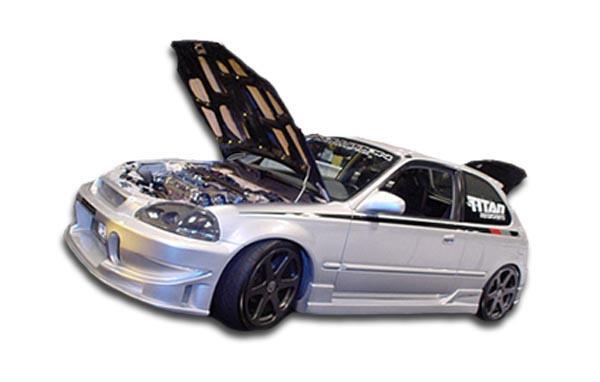 1996-2000 Honda Civic Duraflex Buddy Side Skirts - Image 1