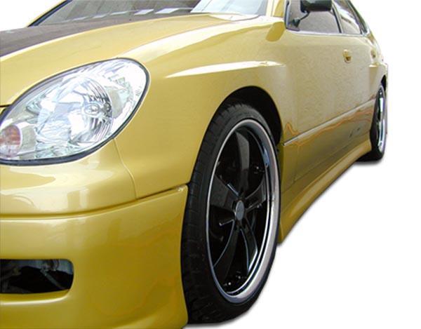 1998-2005 Lexus GS Duraflex Type W Side Skirts - Image 1