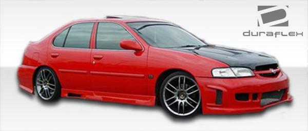 1998-2001 Nissan Altima Duraflex Spyder Side Skirts - Image 2