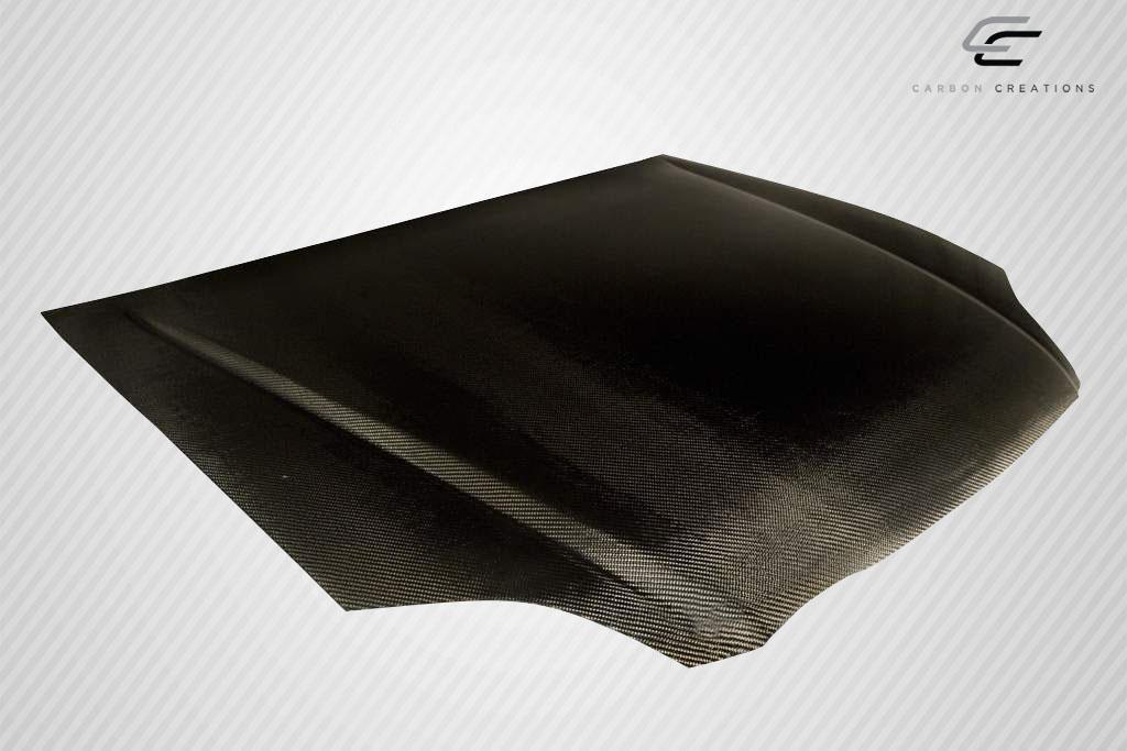 1999-2000 Honda Civic Carbon Creations OEM Look Carbon Fiber Hood - Image 6