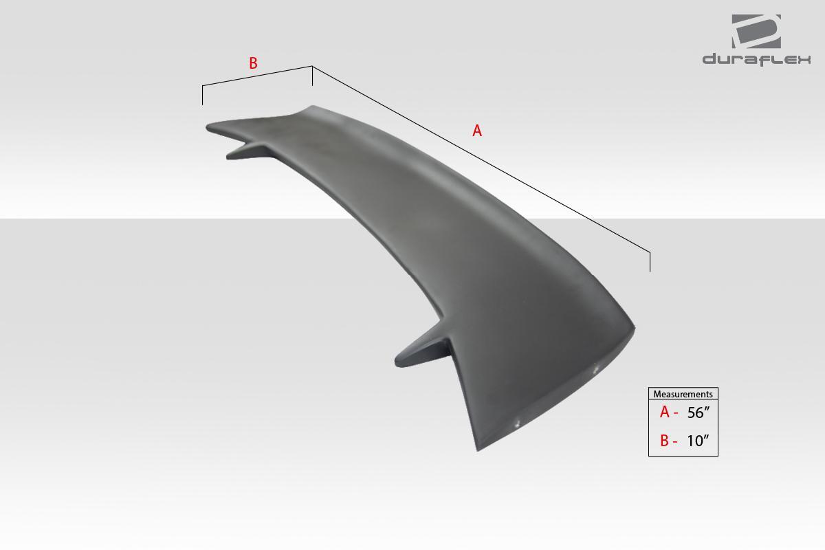 Universal Duraflex Sniper Wing Spoiler - 1 Piece - Image 2
